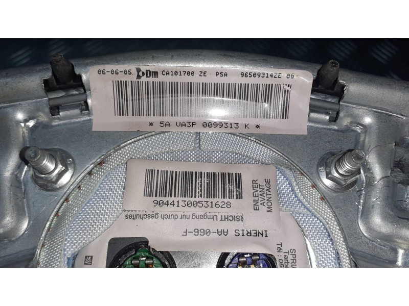 Recambio de airbag delantero izquierdo para citroen c5 berlina sx (e) referencia OEM IAM 96509314ZE00  CA101700ZE