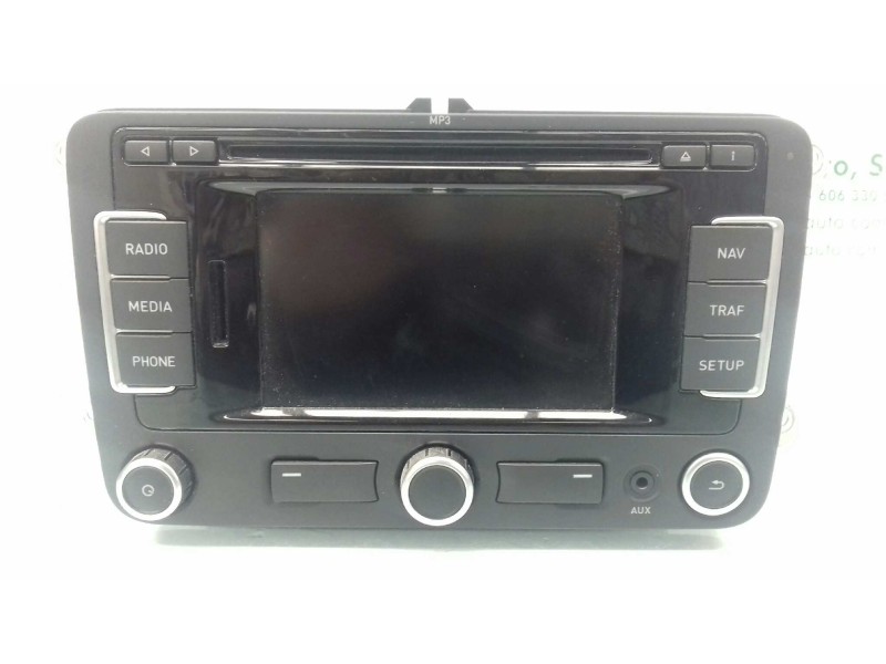 Recambio de sistema audio / radio cd para seat leon (1p1) style ecomotive referencia OEM IAM 5P0035191C RNS310 NAVEGADOR