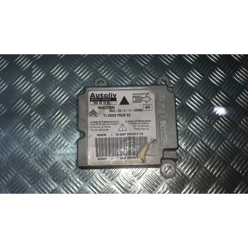 Recambio de centralita airbag para citroen c5 berlina sx (e) referencia OEM IAM 9658177080  603481900