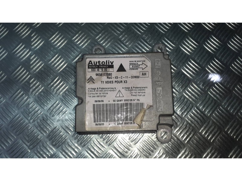 Recambio de centralita airbag para citroen c5 berlina sx (e) referencia OEM IAM 9658177080  603481900