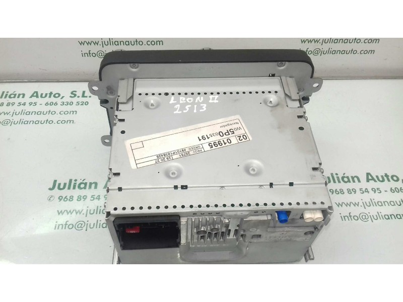 Recambio de sistema audio / radio cd para seat leon (1p1) style ecomotive referencia OEM IAM 5P0035191C RNS310 NAVEGADOR
