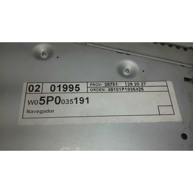 Recambio de sistema audio / radio cd para seat leon (1p1) style ecomotive referencia OEM IAM 5P0035191C RNS310 NAVEGADOR