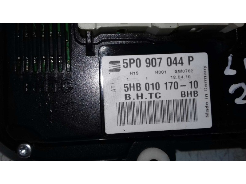 Recambio de mando climatizador para seat leon (1p1) style ecomotive referencia OEM IAM 5P0907044P 5HB01017010 BHTC