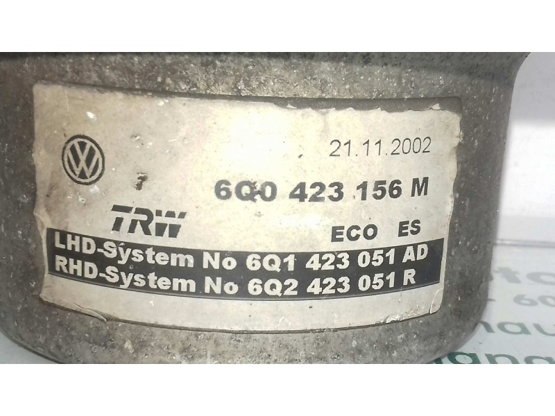 Recambio de bomba servodireccion para seat ibiza (6l1) stella referencia OEM IAM 6Q0423156M 6Q1423051AD TRW