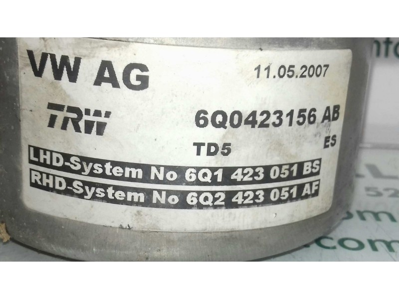 Recambio de bomba servodireccion para volkswagen polo (9n3) edition referencia OEM IAM 6Q0423156AB 6Q1423051BS TRW