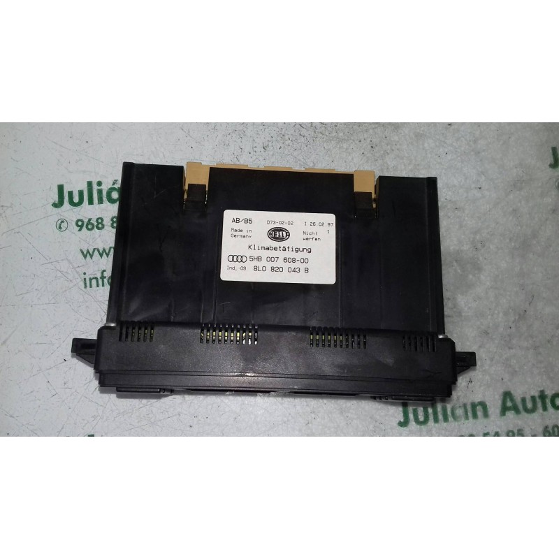 Recambio de mando calefaccion / aire acondicionado para audi a4 berlina (b5) 1.8 referencia OEM IAM 8L0820043B 5HB00760800 HELLA