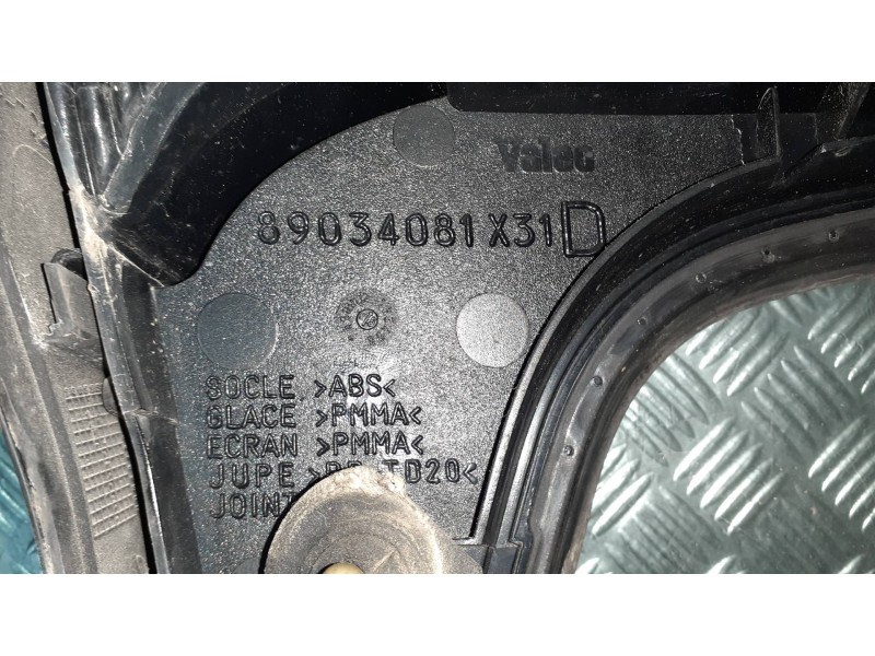 Recambio de piloto trasero derecho interior para citroen c5 berlina sx (e) referencia OEM IAM 9650115980  89034081X31