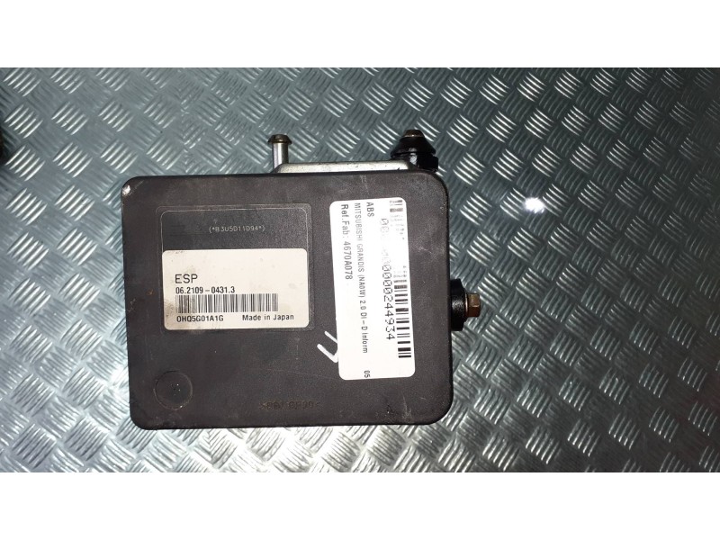 Recambio de abs para mitsubishi grandis (na0w) 2.0 di-d inform referencia OEM IAM 4670A078 06210904313 06210202644