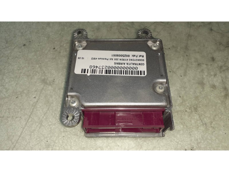 Recambio de centralita airbag para ssangyong kyron 200 xdi premium 4wd referencia OEM IAM 8625009061 5WY64065 SIEMENS