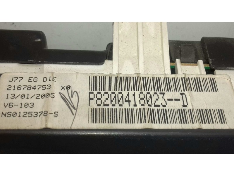 Recambio de cuadro instrumentos para renault modus confort dynamique referencia OEM IAM P8200418023D 8200418023D JOHNSON CONTROL