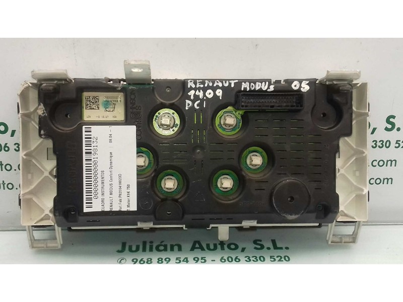 Recambio de cuadro instrumentos para renault modus confort dynamique referencia OEM IAM P8200418023D 8200418023D JOHNSON CONTROL