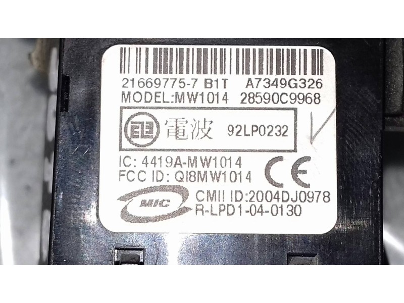 Recambio de conmutador de arranque para nissan x-trail (t31) le referencia OEM IAM 216697757B1T A7349G326 28590C968