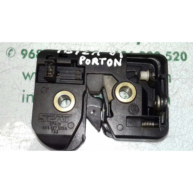 Recambio de cerradura maletero / porton para seat ibiza (6k1) signo referencia OEM IAM 6K6827505A  3 PINES