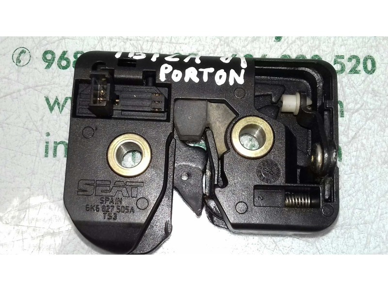 Recambio de cerradura maletero / porton para seat ibiza (6k1) signo referencia OEM IAM 6K6827505A  3 PINES