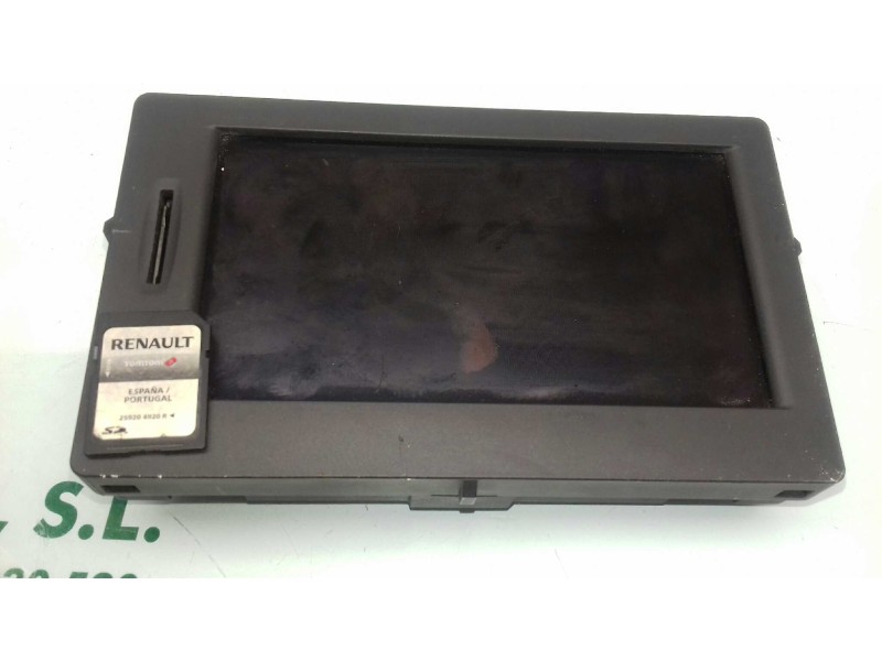 Recambio de pantalla multifuncion para renault clio iii authentique referencia OEM IAM 259156432R 259156432R TOMTOM