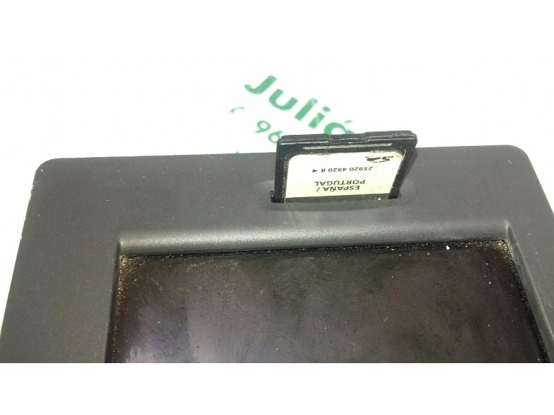 Recambio de pantalla multifuncion para renault clio iii authentique referencia OEM IAM 259156432R 259156432R TOMTOM