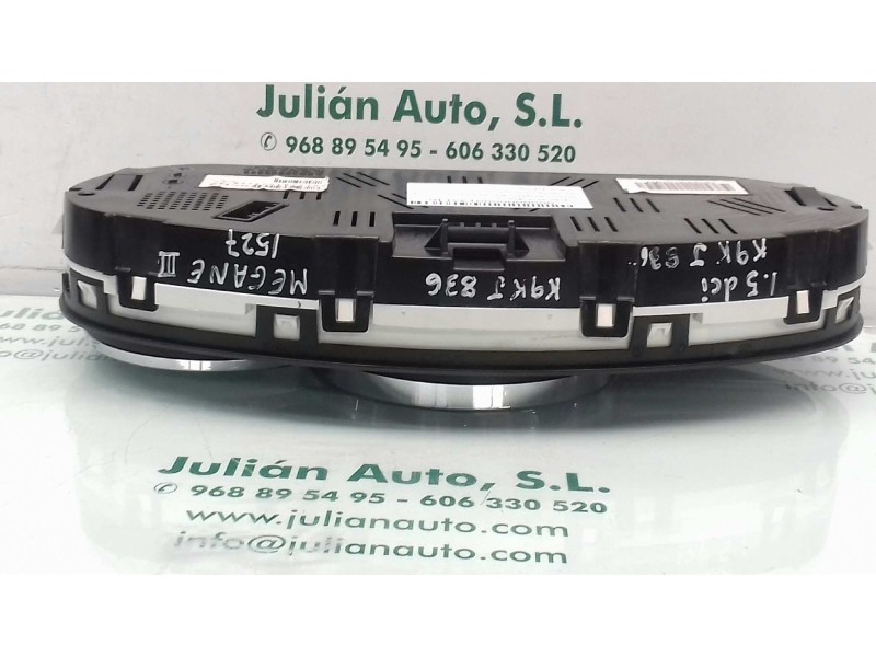Recambio de cuadro instrumentos para renault megane iii berlina 5 p emotion referencia OEM IAM RNI248100342R 248100342R A2C53258