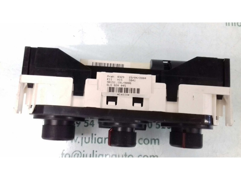 Recambio de mando calefaccion / aire acondicionado para seat ibiza (6l1) stella referencia OEM IAM 6L0820045 6Q0819445 