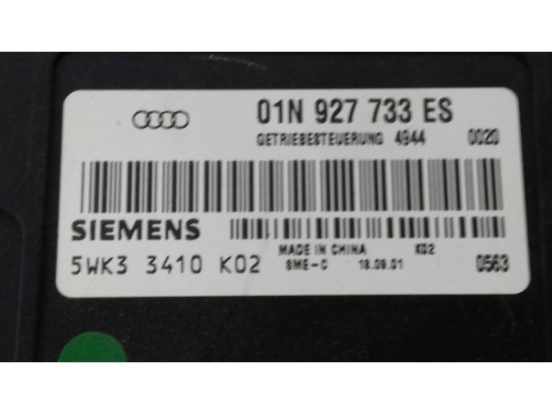 Recambio de centralita cambio automatico para volkswagen passat berlina (3b3) advance referencia OEM IAM 01N927733ES 5WK33410K02