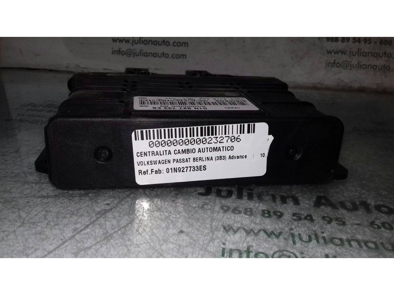 Recambio de centralita cambio automatico para volkswagen passat berlina (3b3) advance referencia OEM IAM 01N927733ES 5WK33410K02