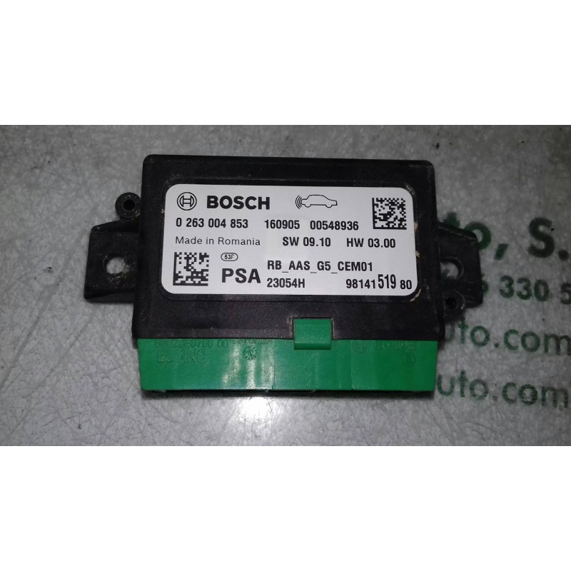 Recambio de modulo electronico para peugeot 208 allure referencia OEM IAM 9814151980 0263004853 BOSCH