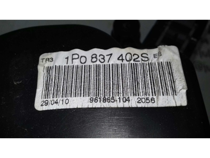 Recambio de elevalunas delantero derecho para seat leon (1p1) style ecomotive referencia OEM IAM 1P0837402S 1P0867436 ELECTRICO