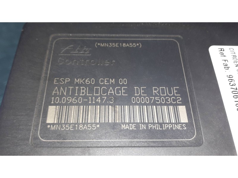 Recambio de abs para citroen c5 berlina sx (e) referencia OEM IAM 963706108 10020601894 0096011473