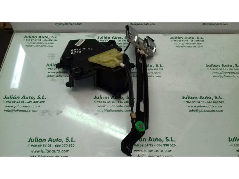 Recambio de elevalunas trasero izquierdo para seat leon (1p1) style ecomotive referencia OEM IAM 1P0839401C 1P0867443A ELECTRICO
