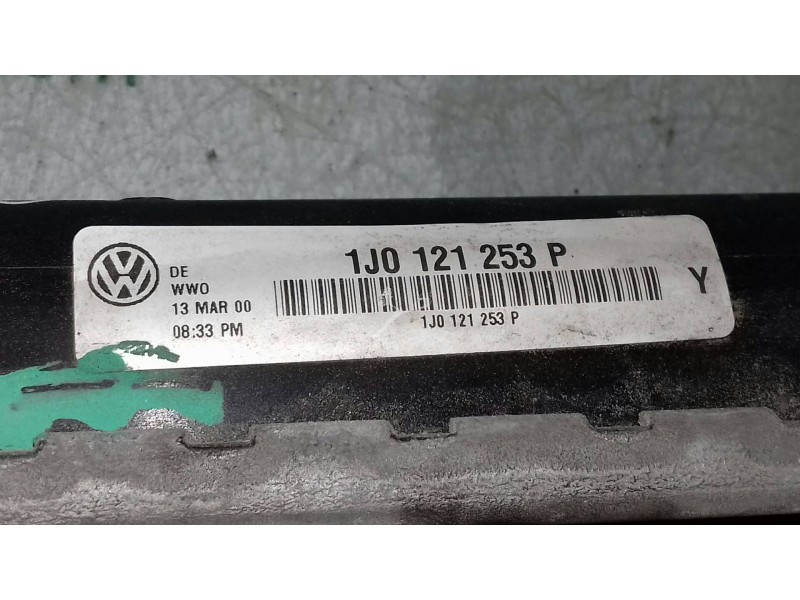 Recambio de radiador agua para seat leon (1p1) comfort limited referencia OEM IAM 1J0121253P  