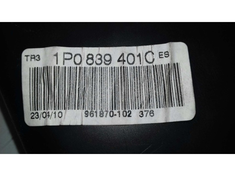 Recambio de elevalunas trasero izquierdo para seat leon (1p1) style ecomotive referencia OEM IAM 1P0839401C 1P0867443A ELECTRICO