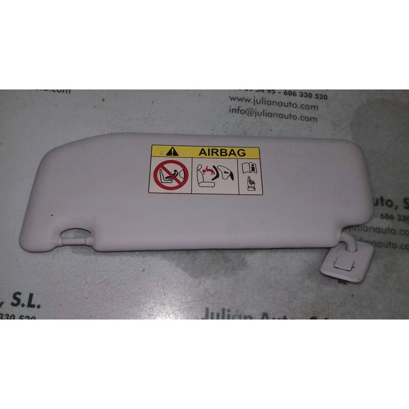 Recambio de parasol derecho para peugeot 208 allure referencia OEM IAM   