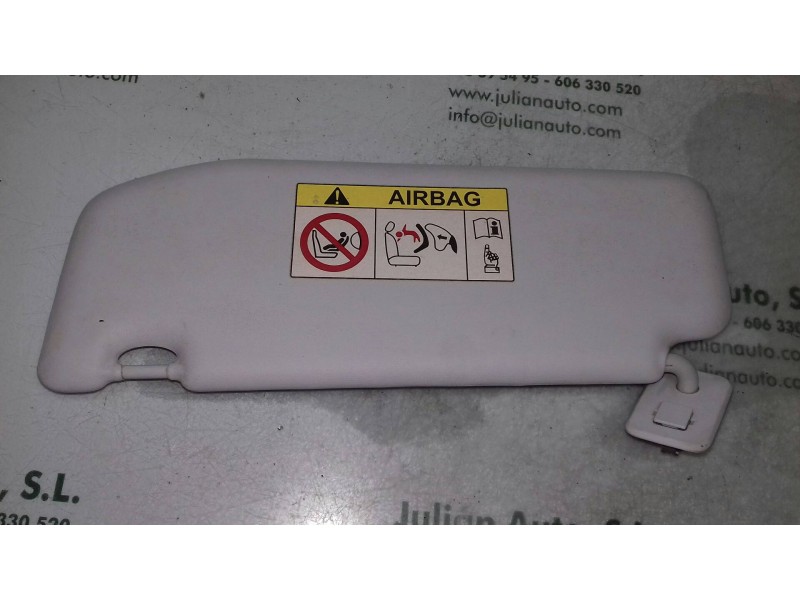Recambio de parasol derecho para peugeot 208 allure referencia OEM IAM   