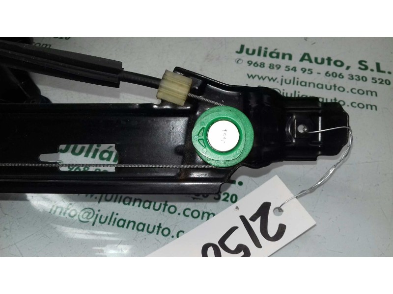 Recambio de elevalunas trasero derecho para seat leon (1p1) style ecomotive referencia OEM IAM 1P0839402C 1P0867444A ELECTRICO