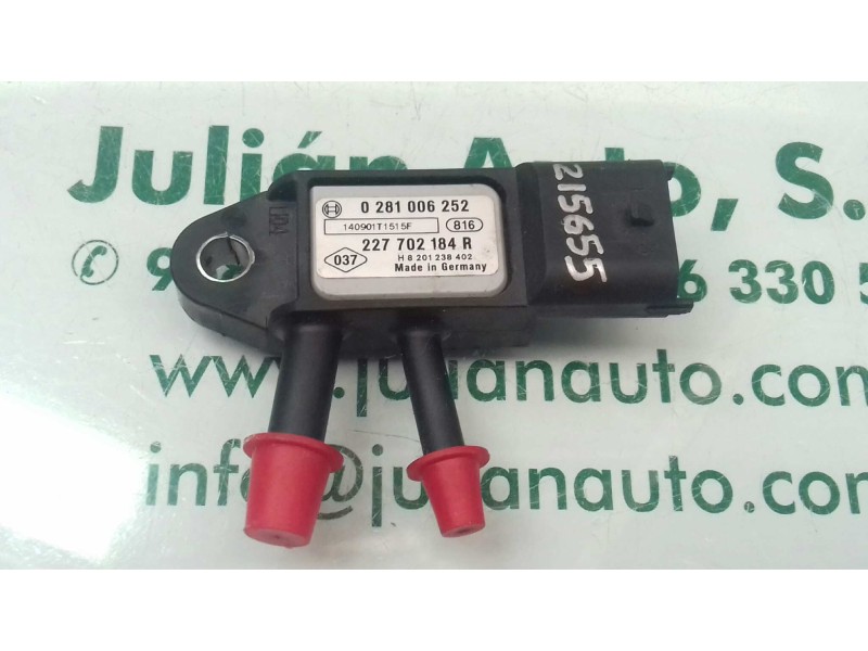 Recambio de sensor presion para renault megane iii berlina 5 p dynamique referencia OEM IAM 227702184R 0281006252 BOSCH