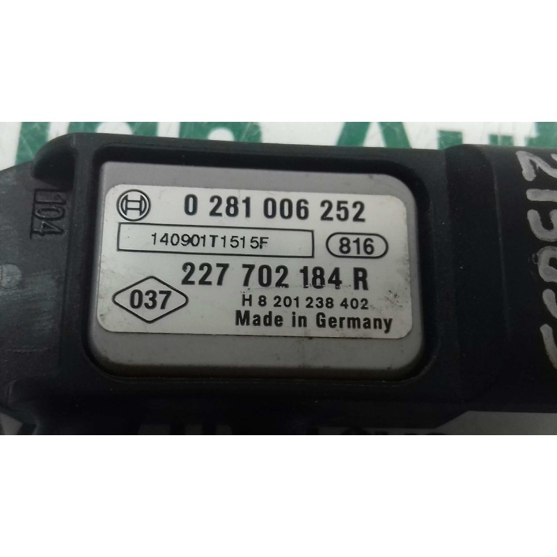 Recambio de sensor presion para renault megane iii berlina 5 p dynamique referencia OEM IAM 227702184R 0281006252 BOSCH