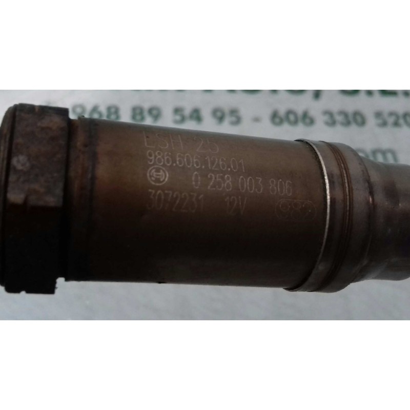 Recambio de sonda lambda para porsche boxster (typ 986) básico referencia OEM IAM 98660612601 0258003806 3072231