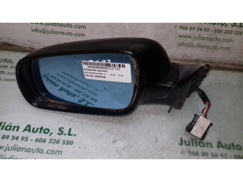Recambio de retrovisor izquierdo para audi a4 berlina (b5) 1.8 referencia OEM IAM 8D0857548  ELECTRICO