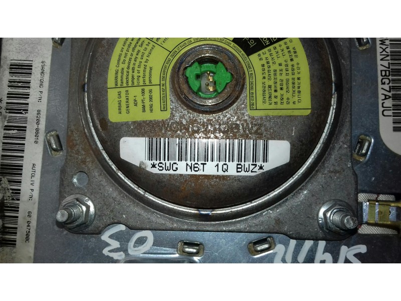 Recambio de airbag delantero izquierdo para ssangyong rexton rx 290 plus referencia OEM IAM 8620008010  