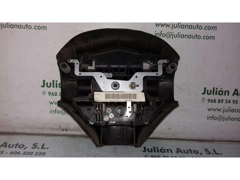 Recambio de airbag delantero izquierdo para peugeot 206 berlina x-line referencia OEM IAM 96441166ZR  DOS CONECTORES