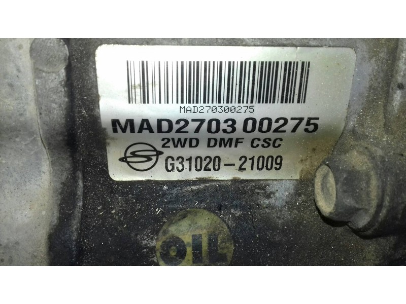 Recambio de caja cambios para ssangyong rodius xdi deluxe 4wd referencia OEM IAM G31020 MAD2703 5 VELOCIDADES