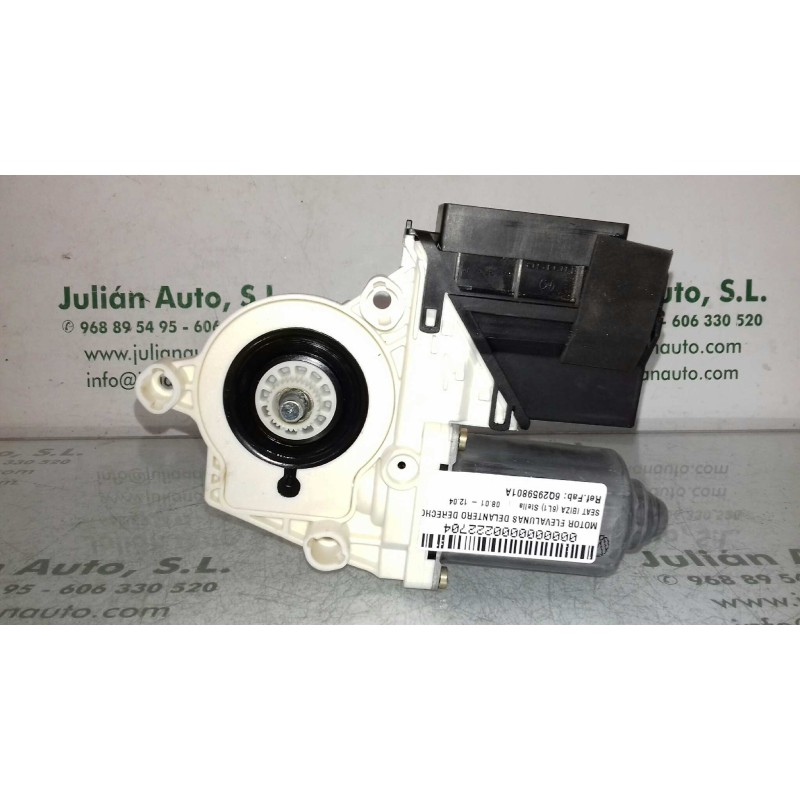 Recambio de motor elevalunas delantero derecho para seat ibiza (6l1) stella referencia OEM IAM 6Q2959801A 104383101 05074140