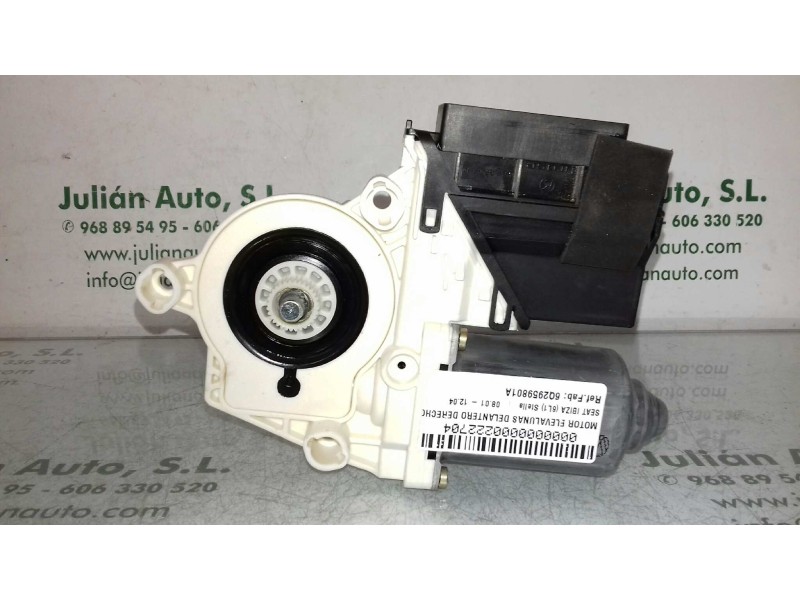 Recambio de motor elevalunas delantero derecho para seat ibiza (6l1) stella referencia OEM IAM 6Q2959801A 104383101 05074140