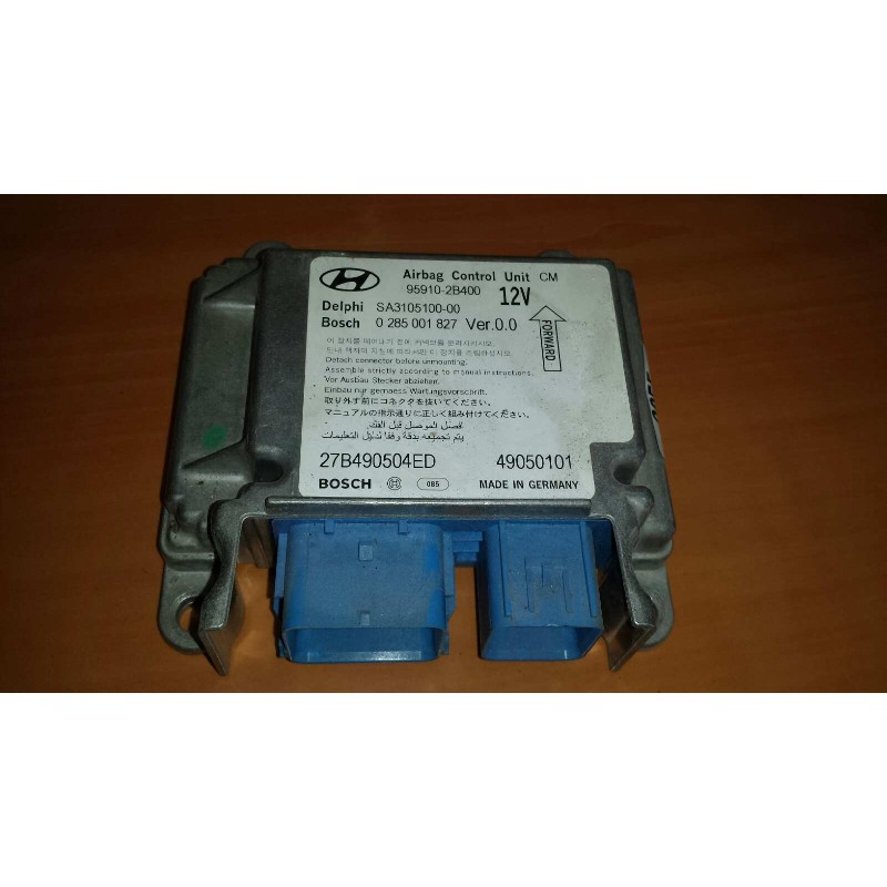 Recambio de centralita airbag para hyundai santa fe (sm) 2.0 gls crdi referencia OEM IAM 959102B400 SA310510000 0285001827