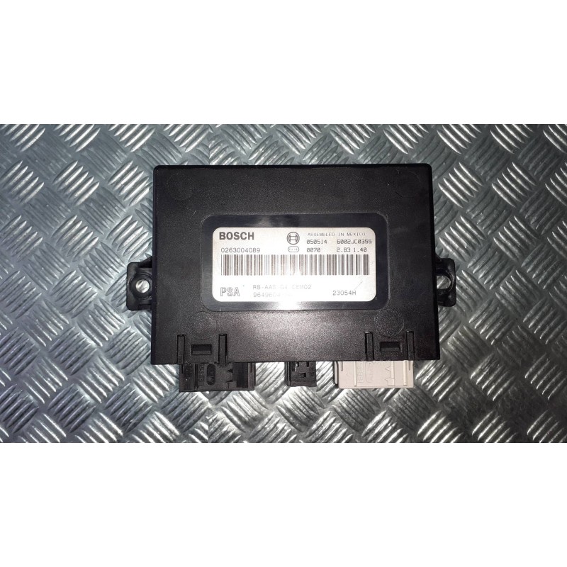 Recambio de modulo electronico para citroen c5 berlina sx (e) referencia OEM IAM 9649604380 0263004089 PARKING