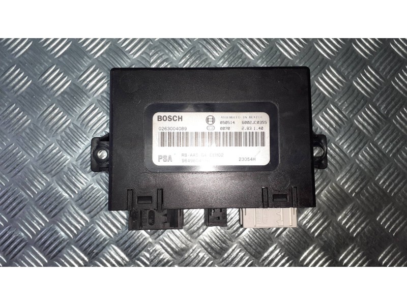 Recambio de modulo electronico para citroen c5 berlina sx (e) referencia OEM IAM 9649604380 0263004089 PARKING
