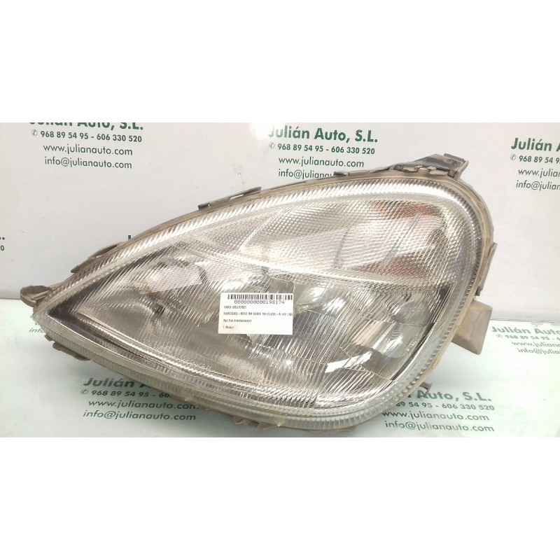 Recambio de faro izquierdo para mercedes-benz clase a (w168) 140 (168.031) referencia OEM IAM A1688200961 0301152211 