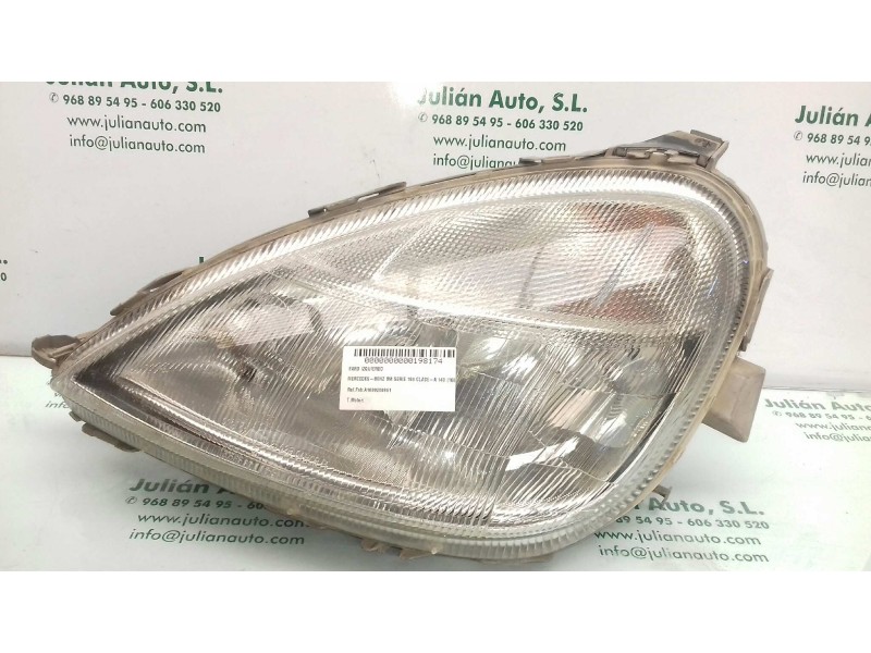 Recambio de faro izquierdo para mercedes-benz clase a (w168) 140 (168.031) referencia OEM IAM A1688200961 0301152211 