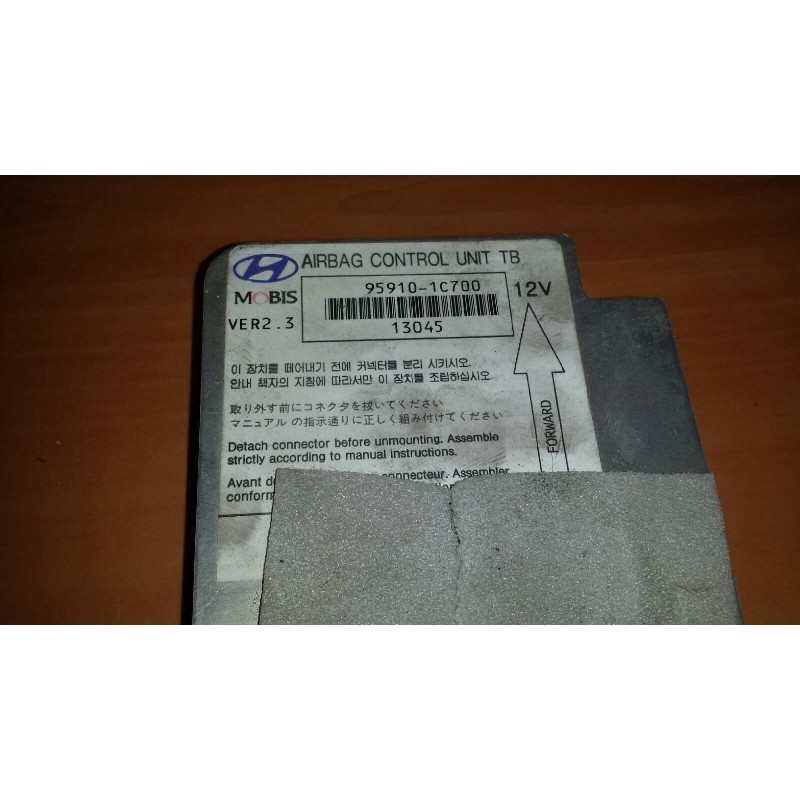 Recambio de centralita airbag para hyundai getz (tb) 1.5 crdi referencia OEM IAM 959101C700  