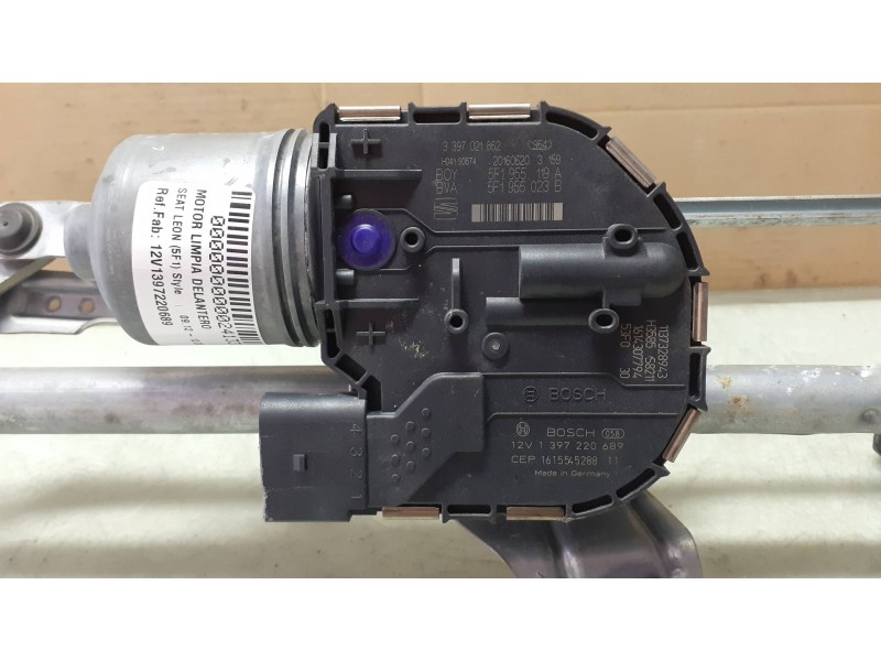 Recambio de motor limpia delantero para seat leon (5f1) style referencia OEM IAM 12V1397220689 5F1955119A BOSCH