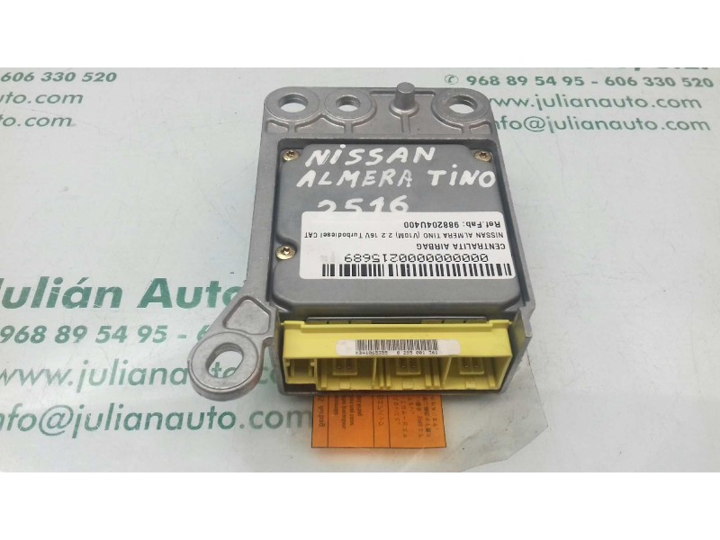 Recambio de centralita airbag para nissan almera tino (v10m) ambience referencia OEM IAM  0285001361 BOSCH